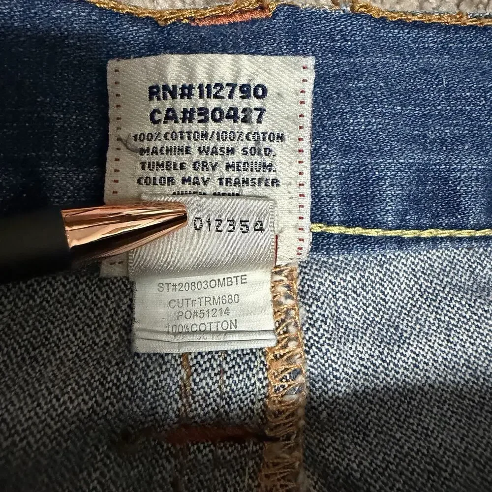 Vintage True Religion Ricky Jeans Brand New! 34/33